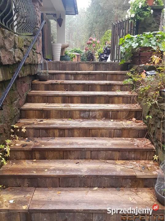 Betonowe drewno taras ścieżka ogrodzenie kostka dolnośląskie Bielany Wrocławskie