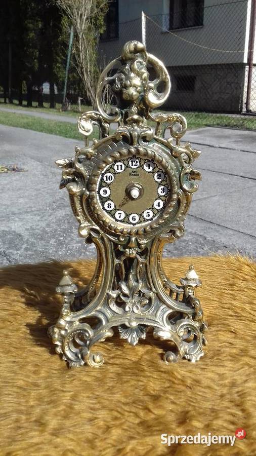 ZEGARY MOSIĘŻNY STOJĄCY KOMINKOWY ART BRASS Nowy Sącz