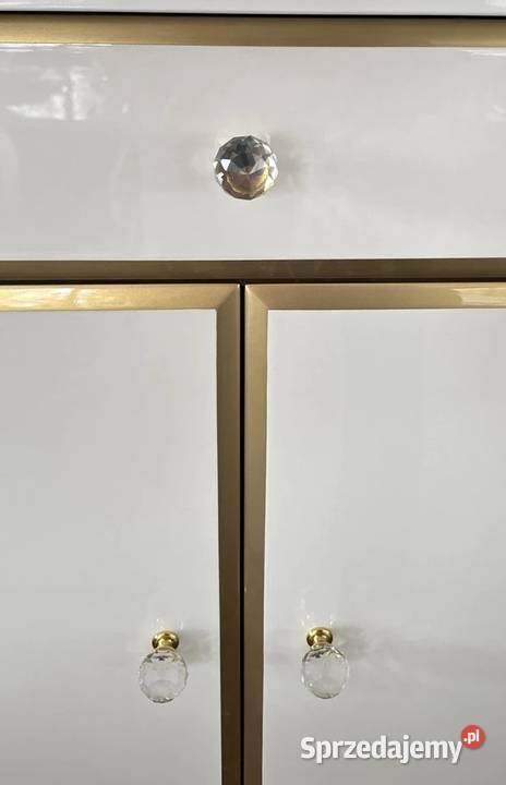 Komoda glamour ELEGANCE z dekorami styl hamptons Warszawa