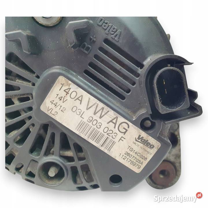 ALTERNATOR Skoda Octavia II Golf VI 20 TDI 140A Układ elektryczny silnika lubelskie Chełm