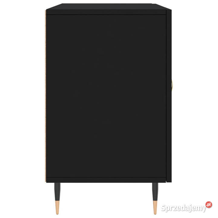 Komoda czarna 100x36x60 materiał drewnopochodny mazowieckie Warszawa