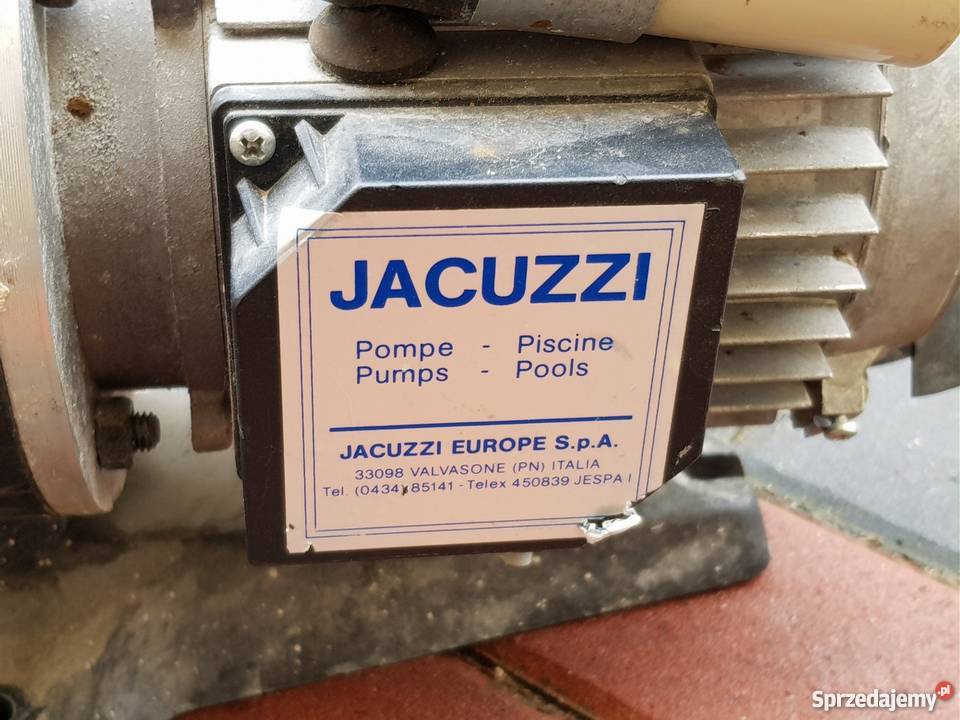 Pompa Do Jacuzzi i Hydromasażu 075HP 220V Nowy Tomyśl sprzedam