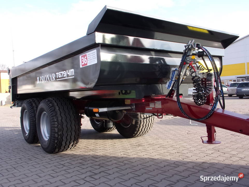 Przyczepa budowlana Tandem wahacz T6794M 85t Opoczno