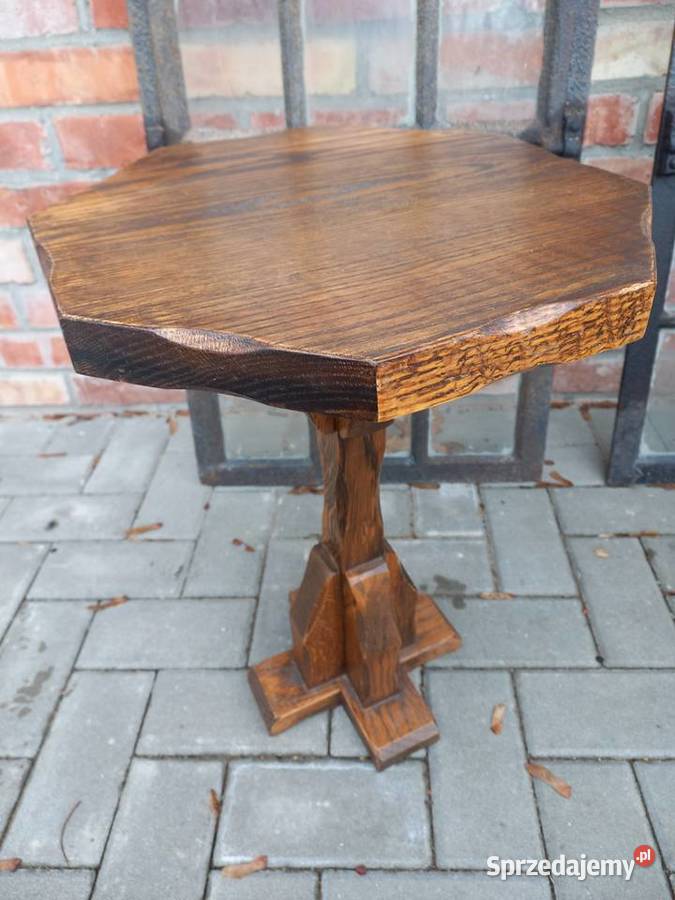 Kwietnik drewniany Stojak na kwiatek holenderski 38cm Gawroniec