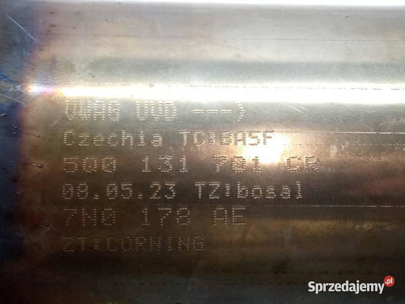 FILTR CZĄSTEK STAŁYCH DPF FAP KATALIZATOR 15 TSI