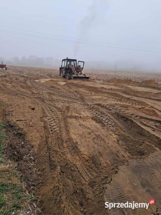 koparko ładowarka ostrówek na budowę Ursus Stryków