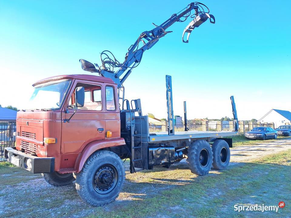 STAR 266 HDS DZWIG ŻURAW DO DREWNA LASU 6X6 1142 Samochody ciężarowe Gorzów Wielkopolski