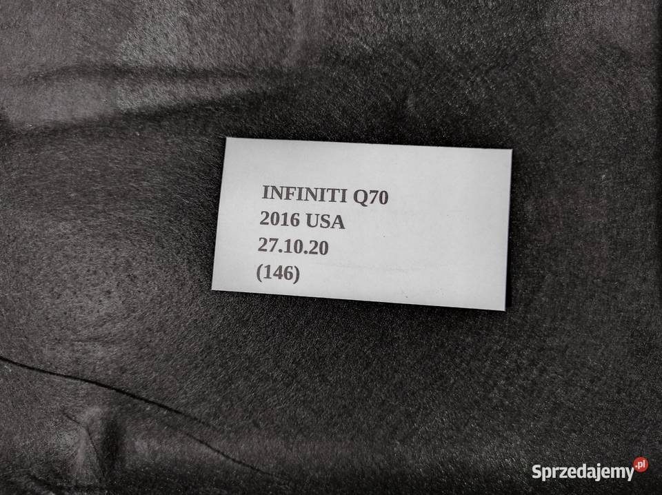 OSŁONA TERMICZNA WYGŁUSZENIE INFINITI Q70 M35 wielkopolskie Nowy Tomyśl