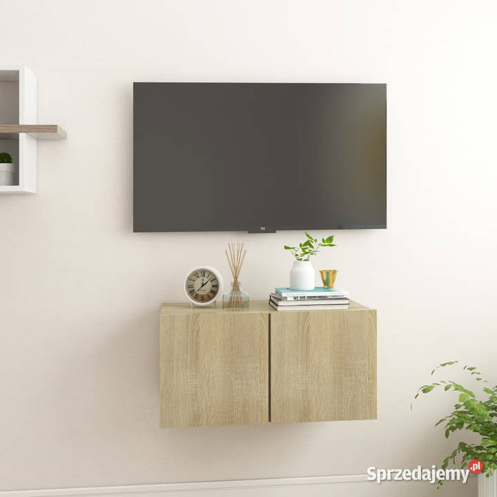 Szafki wiszące pod TV dąb sonoma 60x30x30 Warszawa