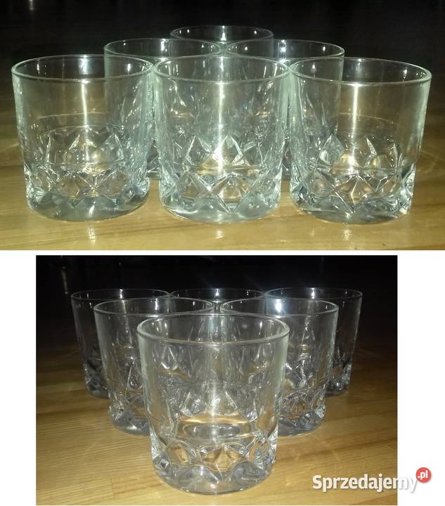 Komplet 6 szklanek do napojów drinków i naczynie Zastawa stołowa mazowieckie sprzedam