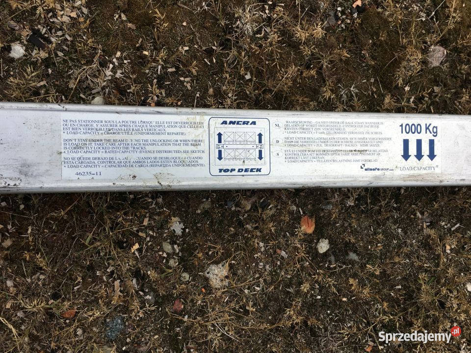 BELKA DOPPELSTOCK PODWÓJNY ZAŁADUNEK ANCRA Maszewo