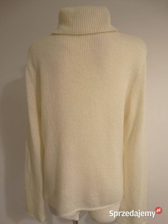 Sweter z Golfem Moherowy Mohair Kid Wełniany