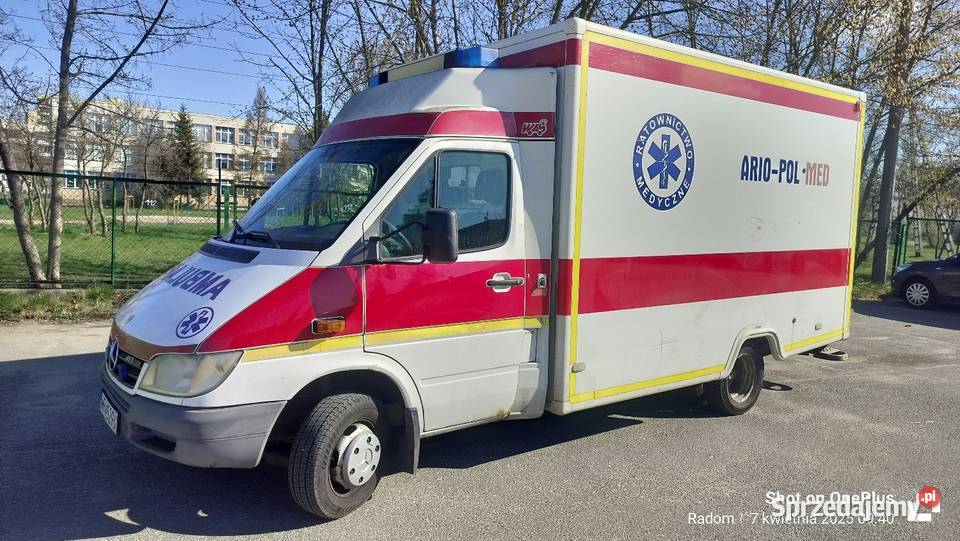 Ambulans karetka kontener mazowieckie