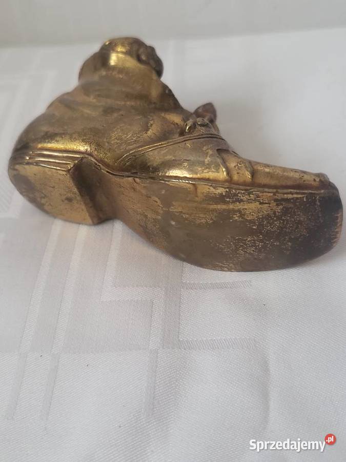 Stary but trzewik mosiądz 300g Antyki
