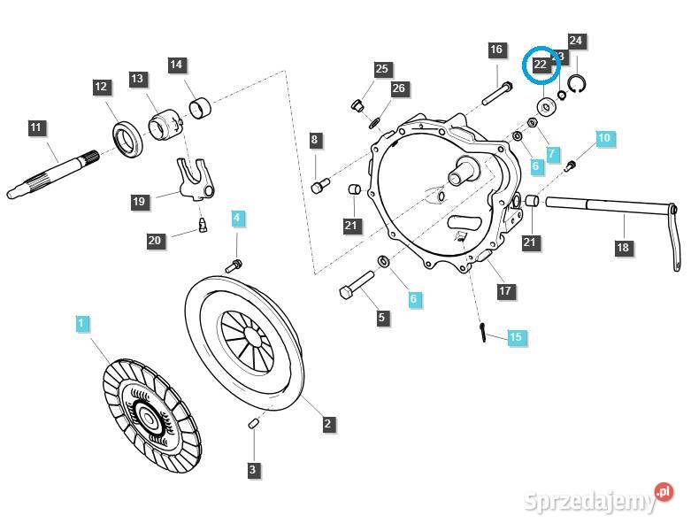 Łożysko kulkowe A0862044 LS Tractor 40052967 Tajęcina