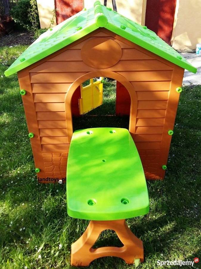 11045 DUŻY DOMEK OGRODOWY DZIECI ZE STOLICZKIEM Zabawki ogrodowe Jawor sprzedam