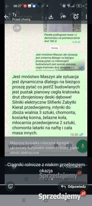 Sprzedam Dwukolki Ciągniki Okazja świętokrzyskie Dobrowoda
