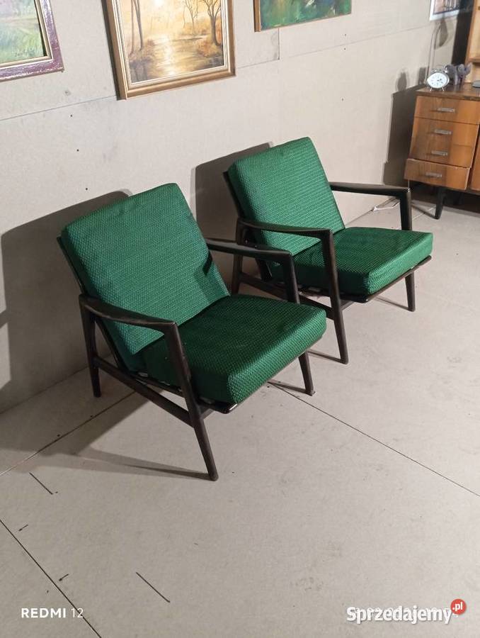 Fotele PRL Stefan Transport Myszków sprzedam