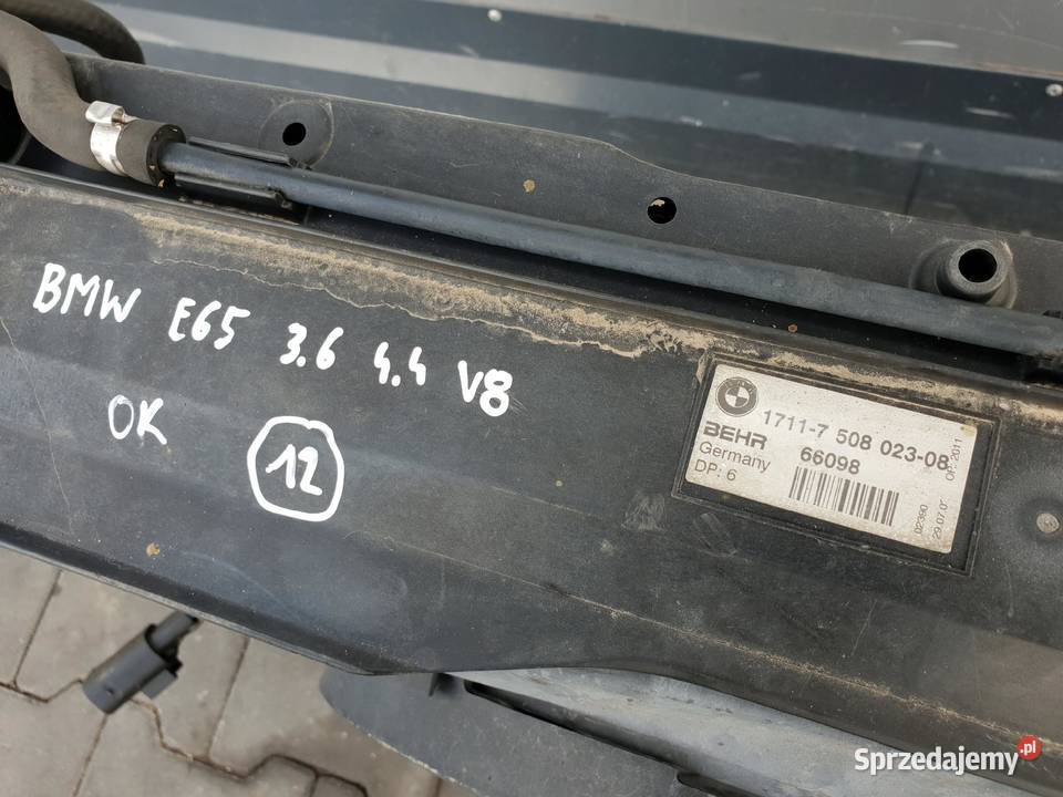 BMW E65 36 44 V8 WENTYLATOR CHŁODNICY 7508023 Rudka sprzedam
