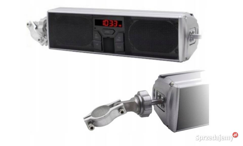 RADIO MOTOCYKLOWE Z METALU Z GŁOŚNIKAMI MP3 Car audio sprzedam