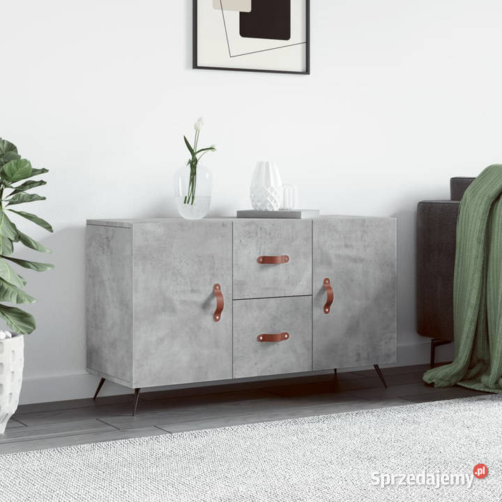 Komoda szarość betonu 100x36x60 materiał Warszawa