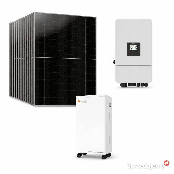Zestaw fotowoltaiczny hybrydowy 10 kWp falownik sprzedam