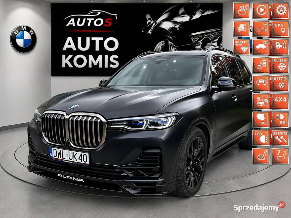 BMW X7 BMW X7 XB7 Alpina 44 biturbo 621 Bogata Wrocław