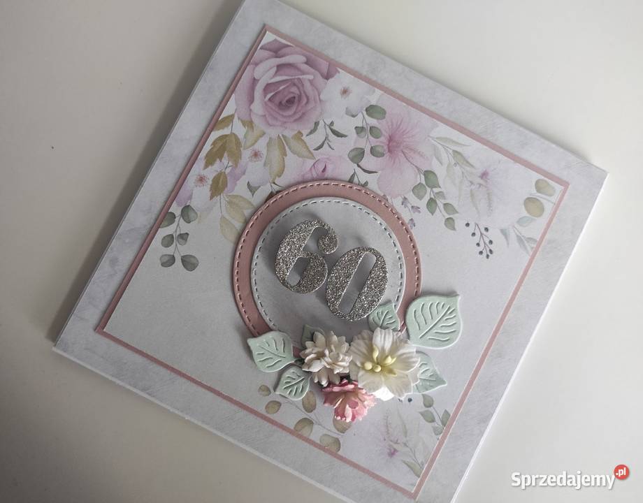 Kartka ręcznie robiona na urodziny urodzinowa Łódź