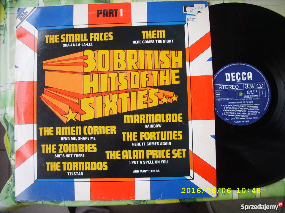 Skladanka LP 30 BRITISH HITS OF THE SIXTIES 2 LP płyta winylowa Kultura i Rozrywka dolnośląskie Wołów