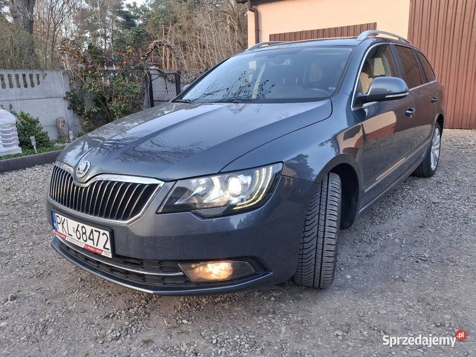Skoda Superb II Lift Kombi 2013 skórzana tapicerka Koło
