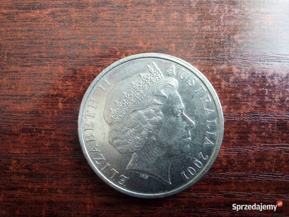 Moneta 20 centów Australia 2001 Płońsk sprzedam