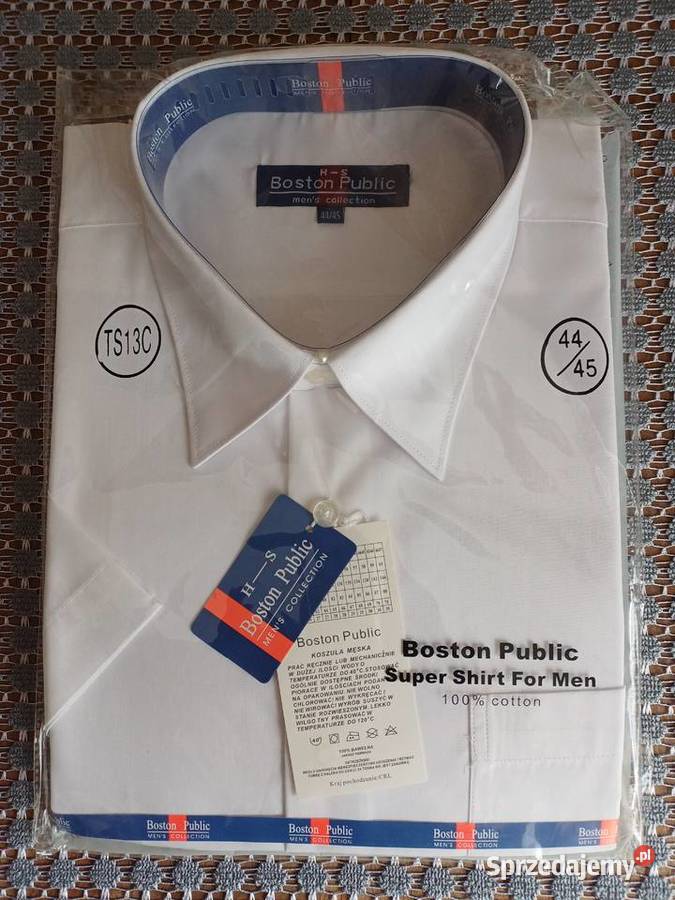 Koszula męska biała Boston Public Rozmiar XL Pruszków