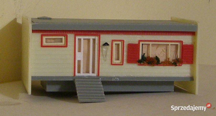 Domek na makietę 18 kolejka skala TT łódzkie Łódź