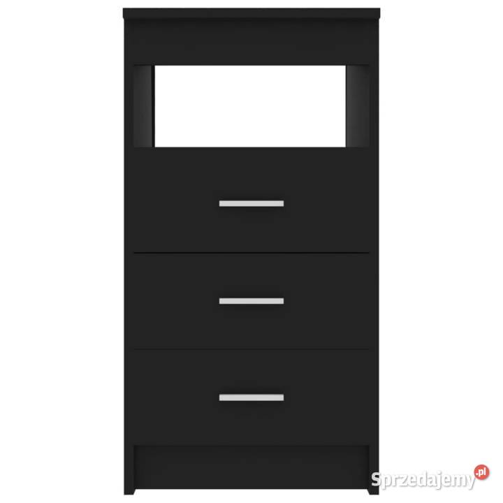 vidaXL Komoda czarna 40x50x76 materiał mazowieckie Warszawa