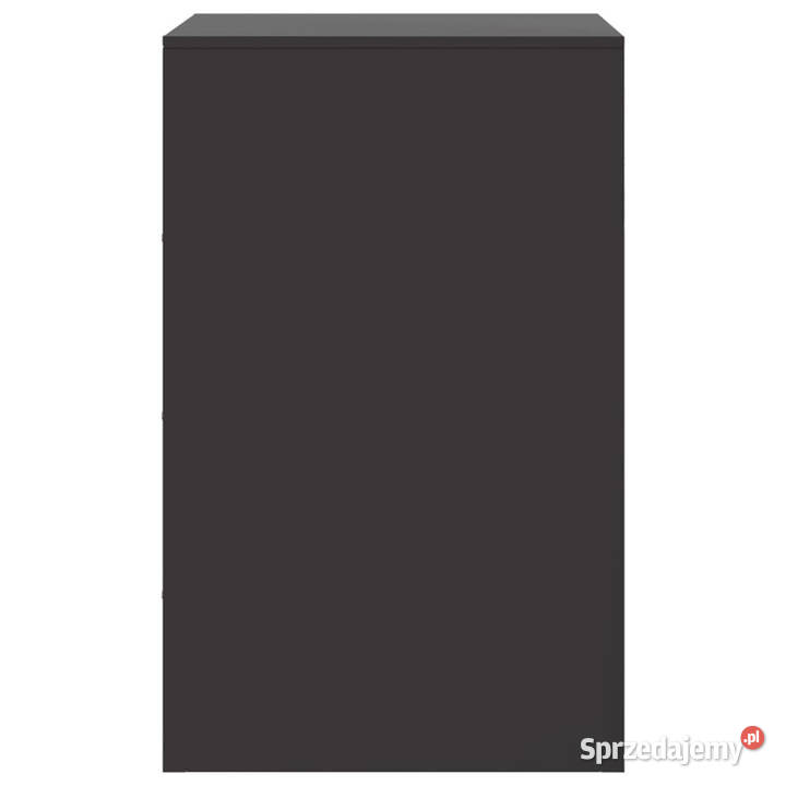Szafka nocna czarna 345x39x62 stal WM841763 Warszawa