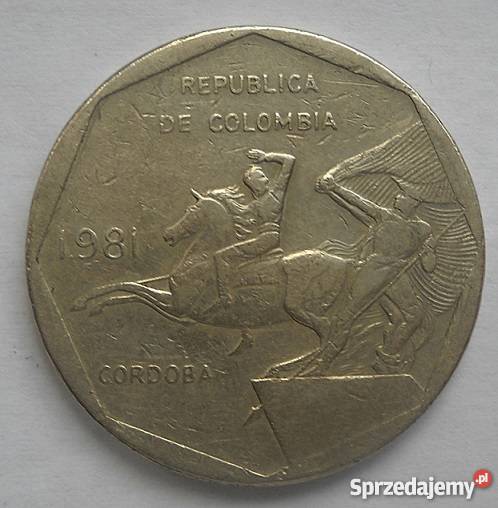 KOLUMBIA10 PESOS1981 r KORDOBA Kolekcje Legionowo