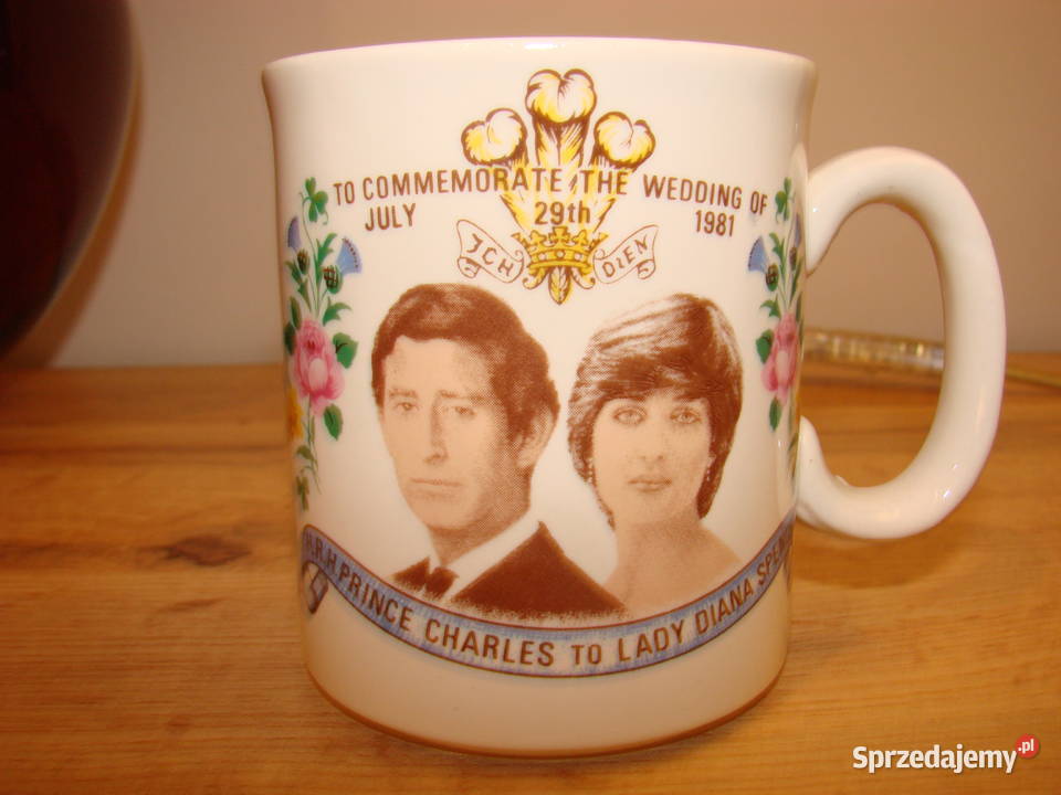 Karol i Diana 1981r kubek Bridwood England