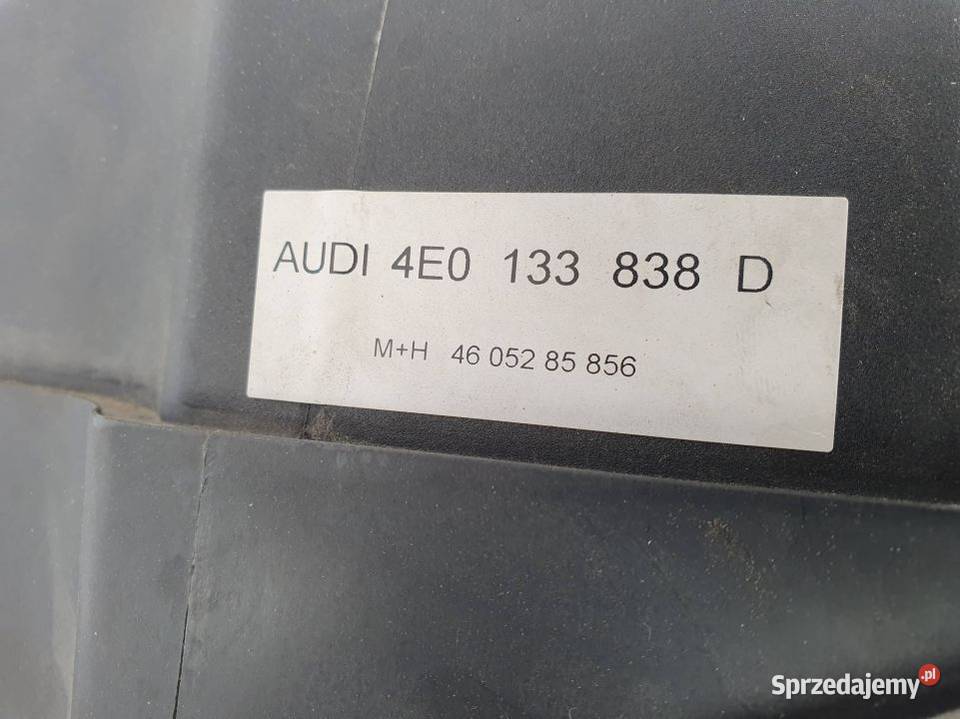 OBUDOWA FILTRA AUDI A8 D3 II LIFT 4E0133824P Motoryzacja Lipno