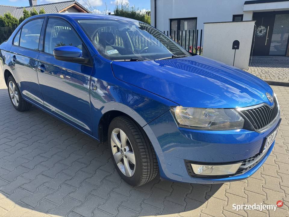 Piękna Skoda rapid 2015 12Tsi 4el szyby Aux czujnik parkowania Rapid Gdańsk