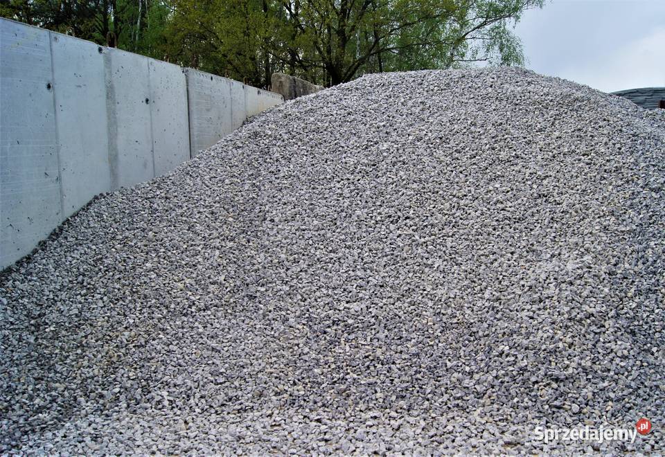 Grys dolomitowy kolor jasny szary frakcja 816 mm Wiązowna