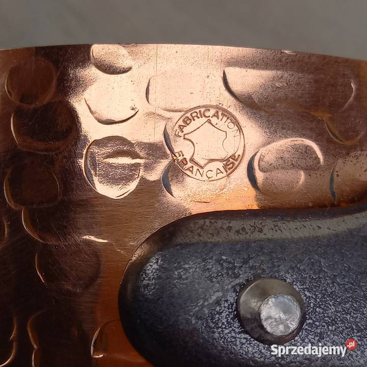 Profesjonalna miedziana patelnia stożkowa poj 3