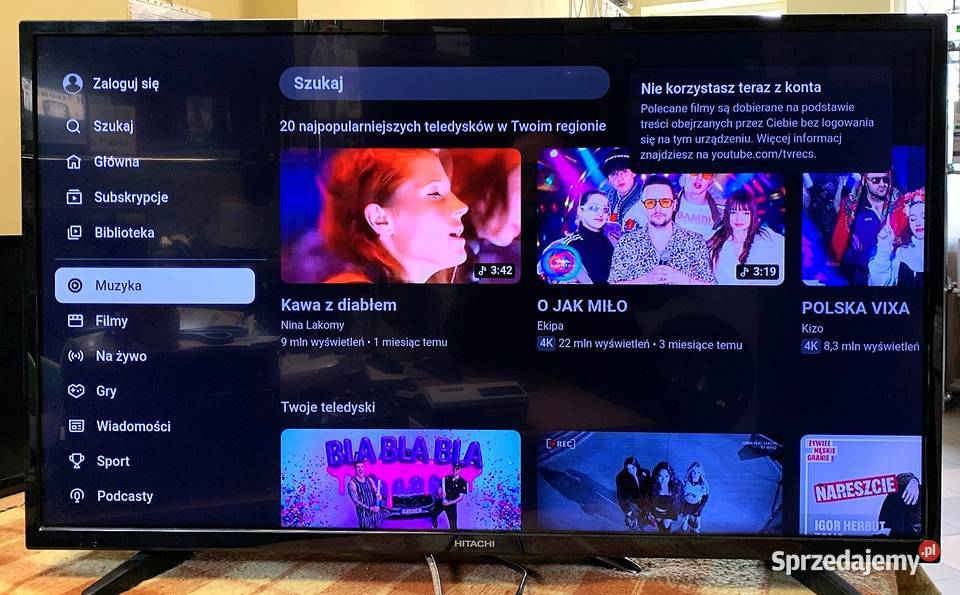 Telewizor Hitachi 39HE4005 LED 39 Full HD Konstancin-Jeziorna