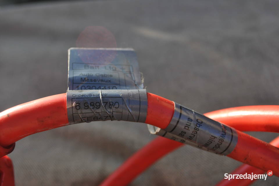 Kabel plus akumulatora BMW E60 E60 LCI klema Poręba