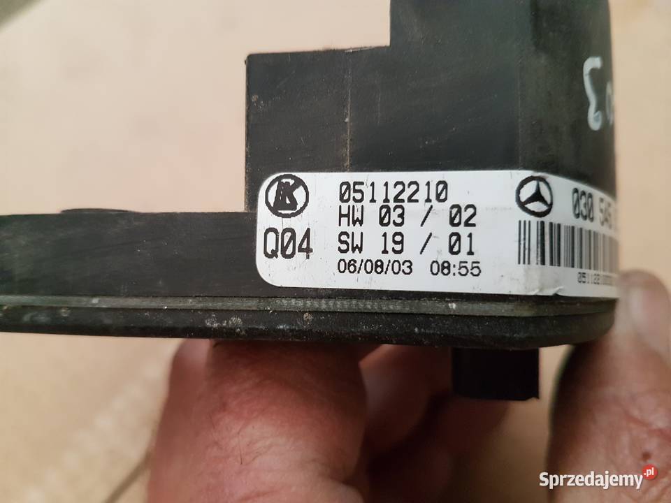 MERCEDES C KLASA W203 CZUJNIK KATA SKRETU czujniki Układ elektryczny Turek