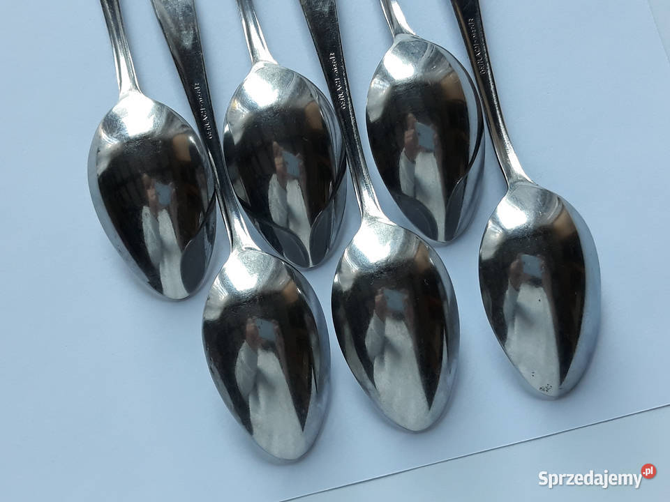 Łyżeczki do herbaty KROPLA WODY Gerlach sztućce śląskie