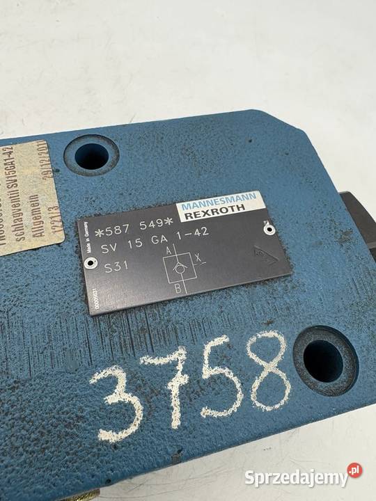 Rexroth SV 15 GA 142 Zawór zwrotny mazowieckie Warszawa