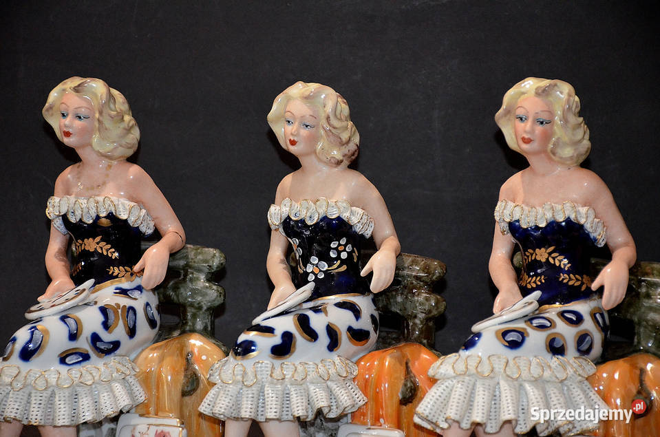 Roceram porcelana figurka Malarka do kolekcji ok Porcelana i szkło