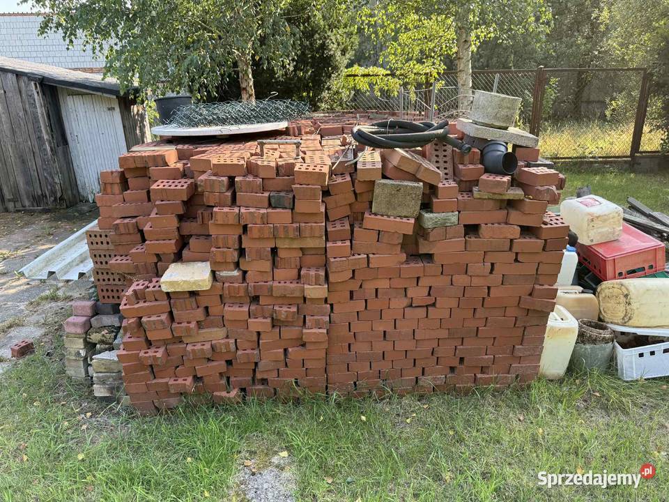 Cegła czerwona pełna i dziurawka 14 m odbiór Skarżysko-Kamienna