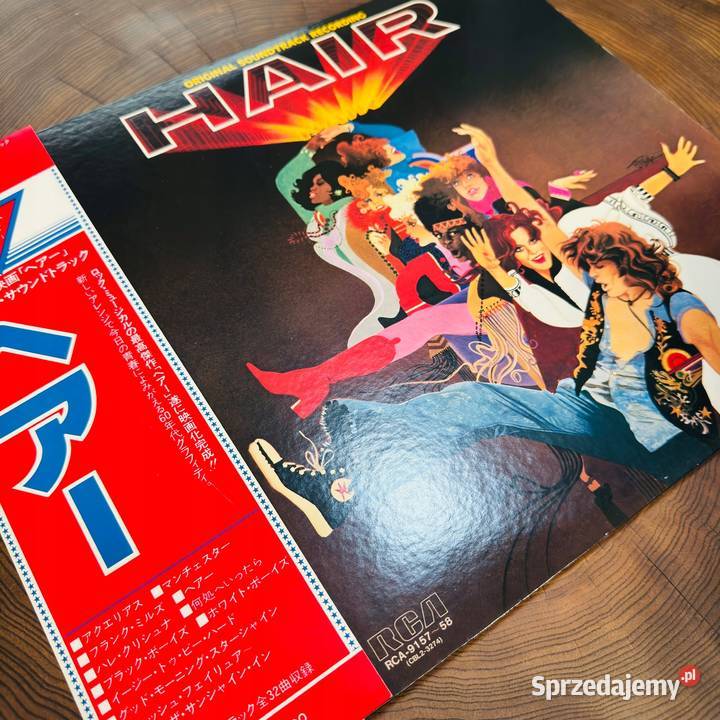 Galt MacDermot OST Hair EXNM Japan Obi 2 LP 1979 filmowa