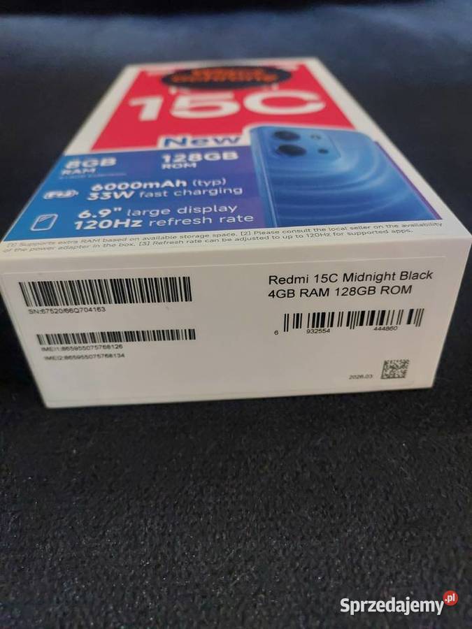 Telefon Xiaomi Redmi 15C